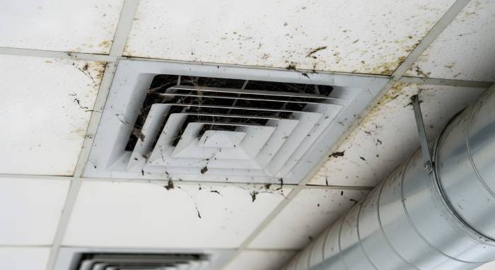 image of molded commercial air duct