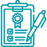 image of a pen and clipboard