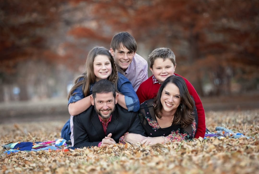 family outdoors